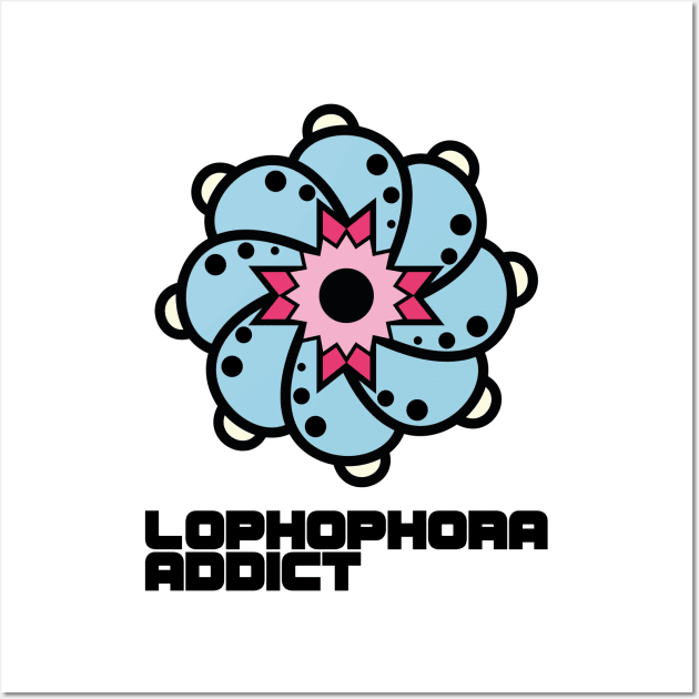 Lophophora Addict  color vertical Wall Art by WildCactus